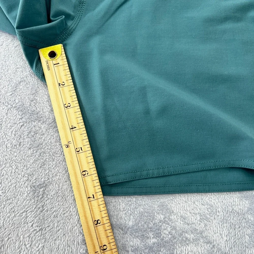 Roark The Passage Boardshorts Mens 38‎ Teal Red Hemp Blend Geometric Surf Swim